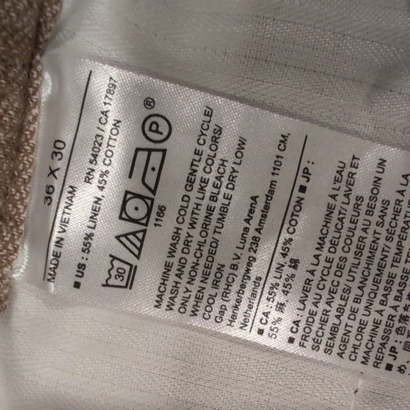 Banana Republic linen blend mason athletic fit pant - Picture 8 of 10